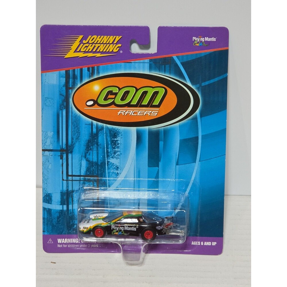 JOHNNY LIGHTNING .Com Racers Drag Car Playing Mantis 1999 #453-10